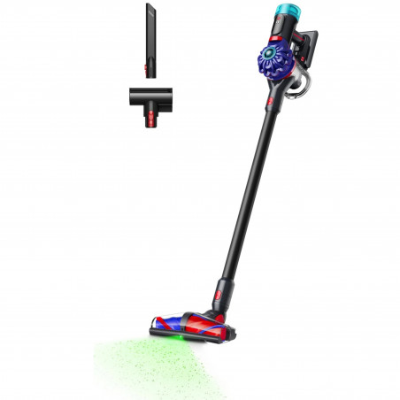 Aspirator vertical Dyson V10 Konical Moulded 419634-01, 150AW, 0,5 l, 60 min, 110 000 rpm, 3 moduri, HEPA, Golire igienică, Fără încurcături, Negru