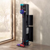 Aspirator vertical + Stație de încărcare cu golire automată Dyson V10 Konical Moulded 594030-01, 150AW, 0,5 l, 60 min, 3 moduri, HEPA, Golire igienică, Fără încurcături, Negru