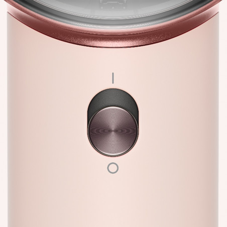 Uscător de păr Dyson HD19 Travel™ 492457-01, 1220 W, 11,6 l/s, 2 viteze, 3 niveluri de temperatură, Air Multiplier, control inteligent al căldurii, ceramic roz/roz auriu