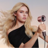 Uscător de păr Dyson HD19 Travel™ 492457-01, 1220 W, 11,6 l/s, 2 viteze, 3 niveluri de temperatură, Air Multiplier, control inteligent al căldurii, ceramic roz/roz auriu