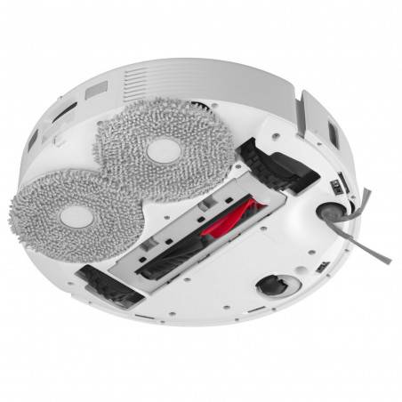 Aspirator robot Roborock Q Revo Edge 5V1 QRES02-00, 18500 Pa, 5200 mAh, 66 W, Cartografiere 3D LiDAR, Reactive AI, FlexiArm, stație de încărcare, autonomie de până la 3 ore, alb