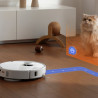 Aspirator robot Roborock Q Revo Edge 5V1 QRES02-00, 18500 Pa, 5200 mAh, 66 W, Cartografiere 3D LiDAR, Reactive AI, FlexiArm, stație de încărcare, autonomie de până la 3 ore, alb