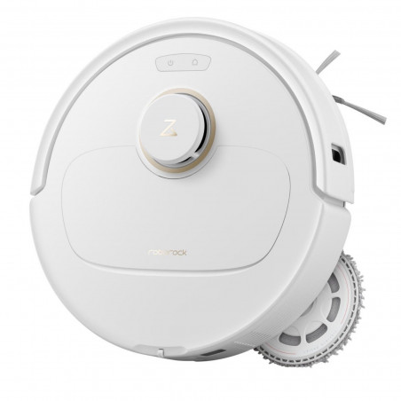 Aspirator robot Roborock Q Revo Edge 5V1 QRES02-00, 18500 Pa, 5200 mAh, 66 W, Cartografiere 3D LiDAR, Reactive AI, FlexiArm, stație de încărcare, autonomie de până la 3 ore, alb