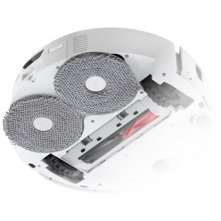 Aspirator robot Roborock Q Revo Edge 5V1 QRES02-00, 18500 Pa, 5200 mAh, 66 W, Cartografiere 3D LiDAR, Reactive AI, FlexiArm, stație de încărcare, autonomie de până la 3 ore, alb