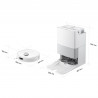 Aspirator robot Roborock Q Revo Edge 5V1 QRES02-00, 18500 Pa, 5200 mAh, 66 W, Cartografiere 3D LiDAR, Reactive AI, FlexiArm, stație de încărcare, autonomie de până la 3 ore, alb