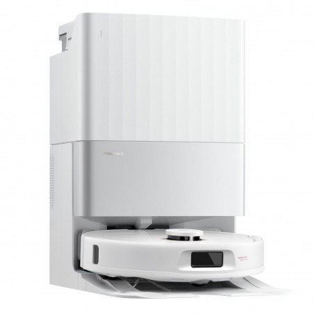 Aspirator robot Roborock Q Revo Edge 5V1 QRES02-00, 18500 Pa, 5200 mAh, 66 W, Cartografiere 3D LiDAR, Reactive AI, FlexiArm, stație de încărcare, autonomie de până la 3 ore, alb