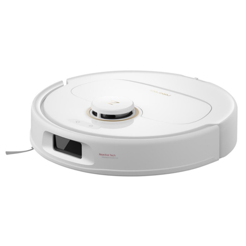 Aspirator robot Roborock Q Revo Edge 5V1 QRES02-00, 18500 Pa, 5200 mAh, 66 W, Cartografiere 3D LiDAR, Reactive AI, FlexiArm, stație de încărcare, autonomie de până la 3 ore, alb