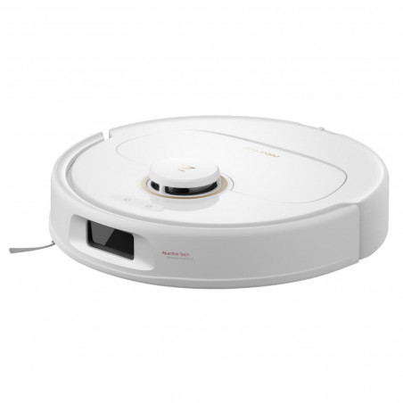 Aspirator robot Roborock Q Revo Edge 5V1 QRES02-00, 18500 Pa, 5200 mAh, 66 W, Cartografiere 3D LiDAR, Reactive AI, FlexiArm, stație de încărcare, autonomie de până la 3 ore, alb