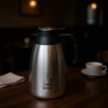 Termos de cafea pentru conferințe Kinghoff KH 2094, 2 l, pereți dubli, corp din oțel inoxidabil, inox/negru