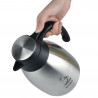 Termos de cafea pentru conferințe Kinghoff KH 2094, 2 l, pereți dubli, corp din oțel inoxidabil, inox/negru