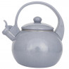 Ceainic cu fluier Kinghoff KH 2079, 2 l, interior emailat, compatibil cu plitele cu inducție, gri
