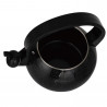 Ceainic cu fluier Kinghoff KH 2039, 2 l, interior emailat, compatibil cu plitele cu inducție, negru