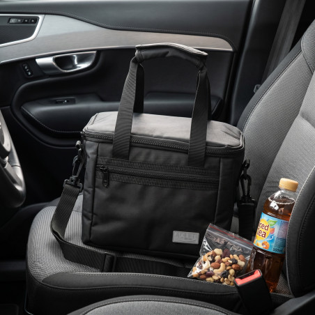 Geantă termo Adler AD 4540, 7 l, spumă de 5 mm, buzunar interior + buzunar exterior, alimente/băuturi, negru
