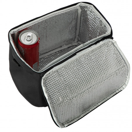 Geantă termo Adler AD 4540, 7 l, spumă de 5 mm, buzunar interior + buzunar exterior, alimente/băuturi, negru