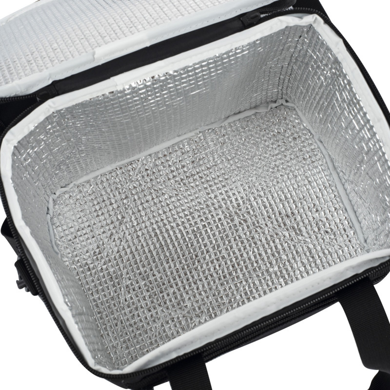 Geantă termo Adler AD 4540, 7 l, spumă de 5 mm, buzunar interior + buzunar exterior, alimente/băuturi, negru