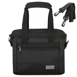 Geantă termo Adler AD 4540, 7 l, spumă de 5 mm, buzunar interior + buzunar exterior, alimente/băuturi, negru