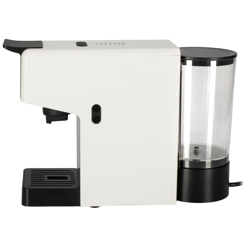 Mașină de espresso Adler AD 4391, 1400 W, 20 bar, 0,8 l, 8 accesorii, funcție de spumare, alb/negru
