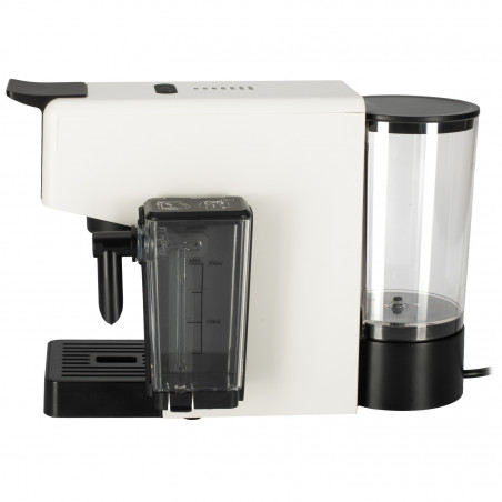Mașină de espresso Adler AD 4391, 1400 W, 20 bar, 0,8 l, 8 accesorii, funcție de spumare, alb/negru