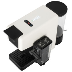 Mașină de espresso Adler AD 4391, 1400 W, 20 bar, 0,8 l, 8 accesorii, funcție de spumare, alb/negru