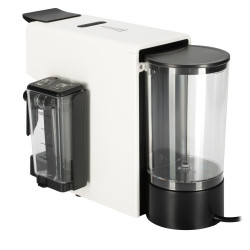 Mașină de espresso Adler AD 4391, 1400 W, 20 bar, 0,8 l, 8 accesorii, funcție de spumare, alb/negru