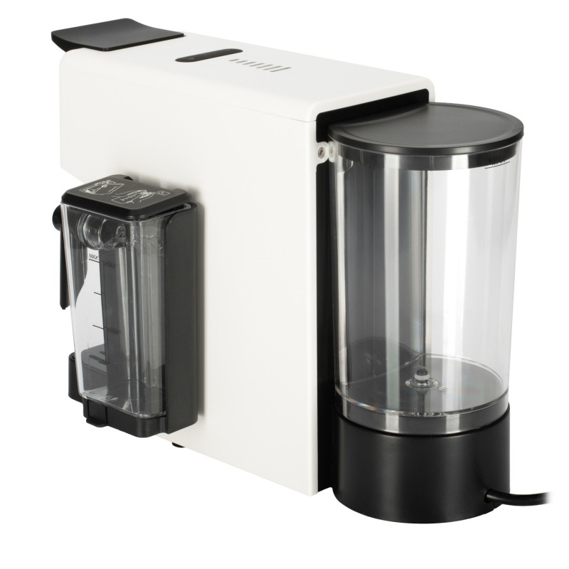Mașină de espresso Adler AD 4391, 1400 W, 20 bar, 0,8 l, 8 accesorii, funcție de spumare, alb/negru