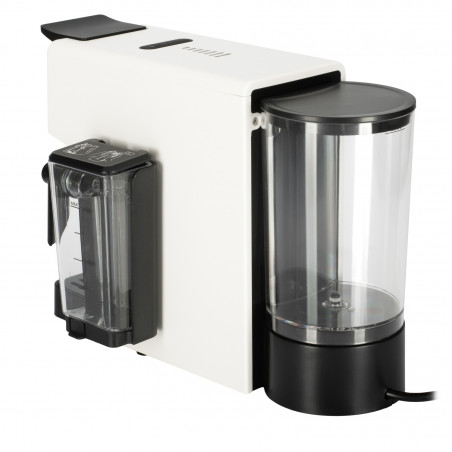 Mașină de espresso Adler AD 4391, 1400 W, 20 bar, 0,8 l, 8 accesorii, funcție de spumare, alb/negru
