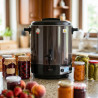 Vas electric de pasteurizare Camry CR 4537, 2600 W, 28 l, ecran LCD, 30-100 °C, menținere a temperaturii, cronometru, oțel inoxidabil, antracit/negru