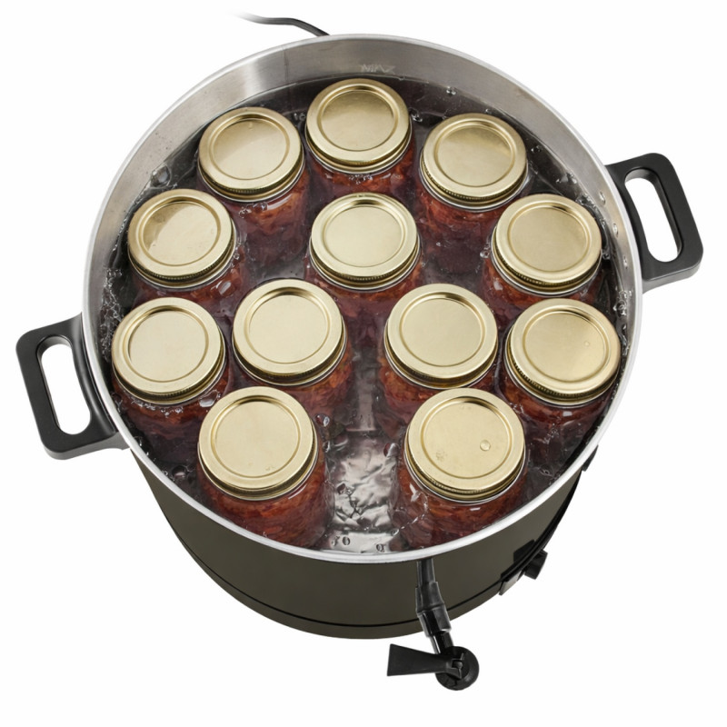 Vas electric de pasteurizare Camry CR 4537, 2600 W, 28 l, ecran LCD, 30-100 °C, menținere a temperaturii, cronometru, oțel inoxidabil, antracit/negru