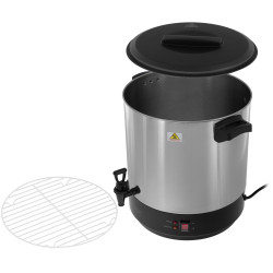 Vas electric pentru pasteurizare și fierbere Adler AD 4538, 3000 W, 28 l, 30-100 °C, menținere a căldurii, indicator luminos, oțel inoxidabil/negru