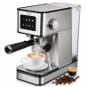 Aparat de espresso 7-în-1 Camry CR 4389, 1200 W, 20 bar, 1,7 l, control PID, panou LCD tactil, încălzire cești, extracție la rece, oțel inoxidabil