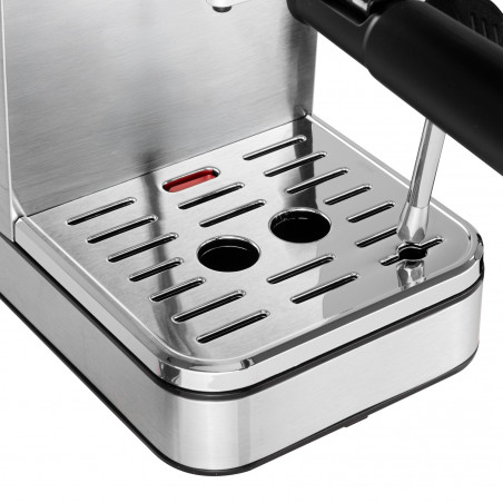 Aparat de espresso 7-în-1 Camry CR 4389, 1200 W, 20 bar, 1,7 l, control PID, panou LCD tactil, încălzire cești, extracție la rece, oțel inoxidabil