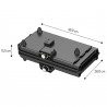 Grătar electric dublu pliabil Adler AD 6617, 3000 W, deschidere la 180°, 96 x 26 cm, plăci antiaderente, 2 termostate, tavă pentru grăsime, negru