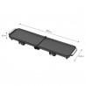 Grătar electric dublu pliabil Adler AD 6617, 3000 W, deschidere la 180°, 96 x 26 cm, plăci antiaderente, 2 termostate, tavă pentru grăsime, negru