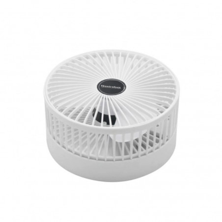 Ventilator USB NostroLux NL51760F, 4,5 W, 3 viteze, autonomie de până la 5 ore, alb