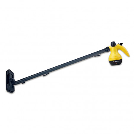 Aparat de curățat cu abur NostroLux NL1002A 14 în 1, 3,2 bari, 1050 W, 350 ml, accesorii, negru/galben