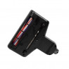 Aspirator anti-acarieni NostroLux NL1003B, fără fir, 120 W, 14,8 V, 2500 mAh, LED UVC, ultrasunete, albastru