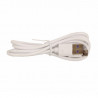 Aspirator anti-acarieni NostroLux NL1003B, fără fir, 120 W, 14,8 V, 2500 mAh, LED UVC, ultrasunete, albastru