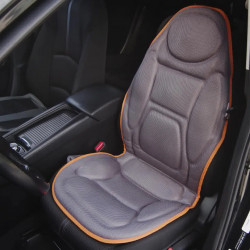 Pernă/scaun de masaj Medivon Cosy Mesh, 12 W, 4 zone, 5 moduri, încălzire, cronometru, telecomandă, negru/portocaliu