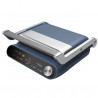 Grătar electric Nostro Lux NL51442P, 2200 W, ecran tactil, plăci mobile antiaderente, deschidere la 180°, albastru