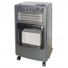 Soba de încălzire pe gaz și electricitate Elite EGERH-1219, 4200 W, 30 mbar, 3 trepte, Plăci cu infraroșu, G30/G31, Analizor, Protecție la lipsa flăcării, Argintiu