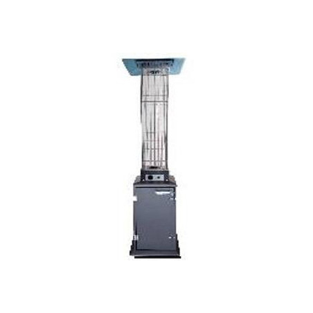 Încălzitor pe gaz Elite ODRGH-1368, 12,5 kW, oțel cu vopsire prin pulverizare, grilaj de protecție, negru