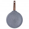 Tigaie pentru clatite Galileo Carrara SChef 2191315, 28 cm, 5 straturi, Acoperire ceramica, Fara PFAS și PTFE, Inductie, Gri/Maro