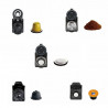 Espressor pentru cafea macinata si capsule 8in1 Oliver Voltz OV51171P8R, 1450 W, 19 bari, 0,6 l, 5 adaptoare, 7 trepte apa, Crem
