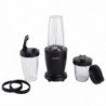Blender Crown CTB-1000, 300 W, 4 lame, 3 pahare cu capace – 300/480/540 ml, funcție Pulse, negru
