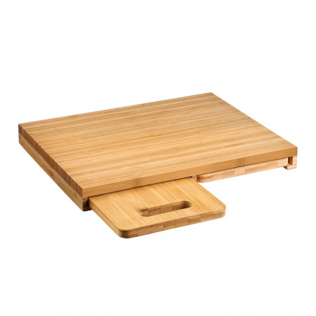 Set de 3 tocatoare alimente din bambus Kesper 58360, 39,2 x 30 cm, Maro