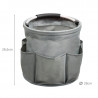 Organizator pentru produse curatenie Kesper 89173, 16 l, Pana la 10 kg, 6 buzunare, maner confortabil din EVA, poliester, gri