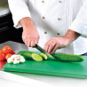 Tocator profesional pentru legume si fructe Kesper 30154, standard HACCP, Gastronorm 1/1, rezistent pana la 95 °C, picioruse antiderapante, suprafata care protejează lamele, verde