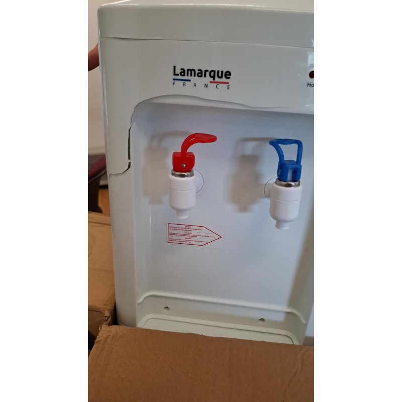 La mâna a doua: Dozator de apa Lamarque WDE-3512, 70-630 W, Incalzire 5 l/h, Racire 0,7 l/h, Electronic, Incarcare superioara, Indicator, Alb