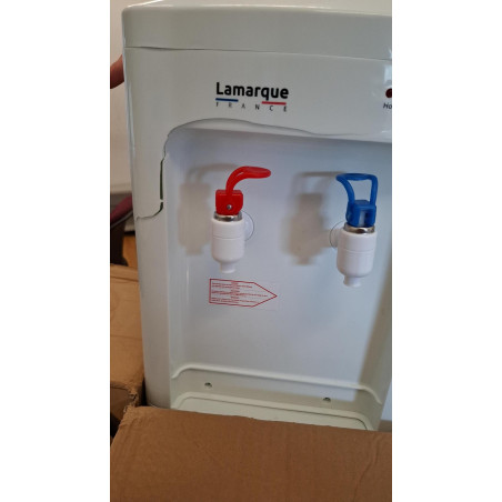 La mâna a doua: Dozator de apa Lamarque WDE-3512, 70-630 W, Incalzire 5 l/h, Racire 0,7 l/h, Electronic, Incarcare superioara, Indicator, Alb