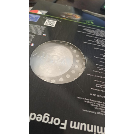 La mâna a doua: Tigaie pentru clatite Oliver Voltz Nice OV54422E26, 26 cm, Finisaj marmura, Inductie, Bej
